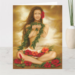 Geist von Aloha von Lori Higgins 8.5x11 Karte