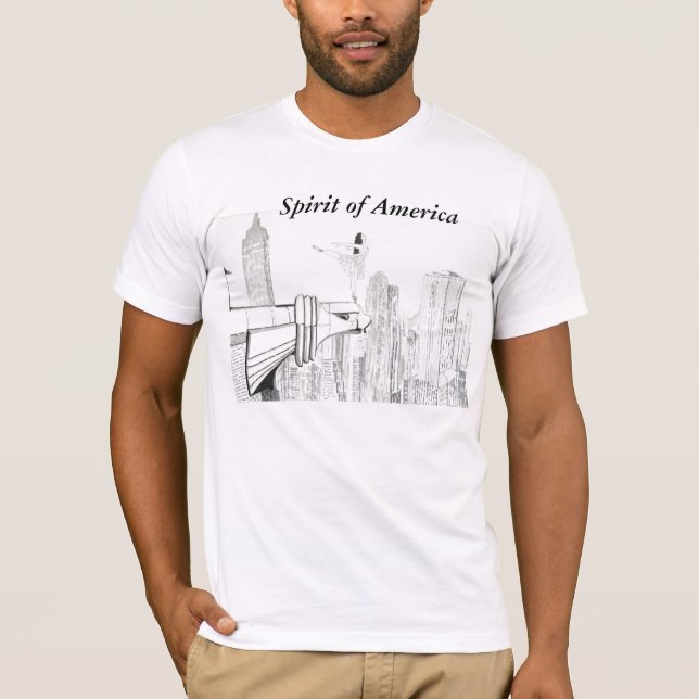 Geist von Amerika T-Shirt (Vorderseite)