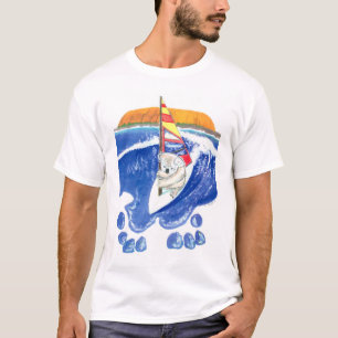 Geist von Australien scherzt Koala-Bärn-surfendes T-Shirt