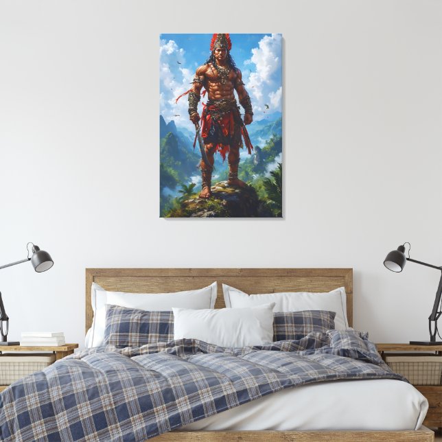 Geist von Nusantara Leinwanddruck (Insitu (Schlafzimmer))