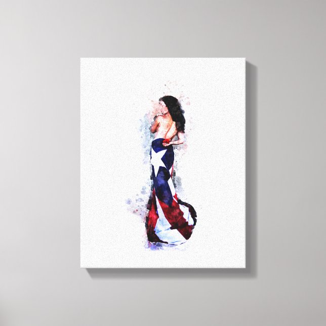 Geist von Puerto RIco Leinwanddruck (Vorderseite)