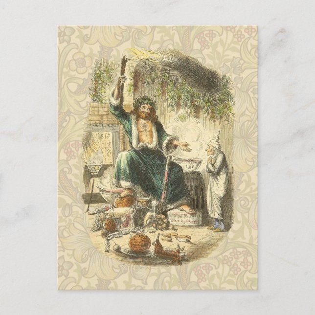 Geist von Weihnachten Gegenwart Scrooge (Vorderseite)