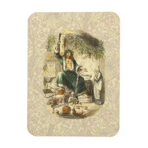 Geist von Weihnachten Gegenwart Scrooge Magnet