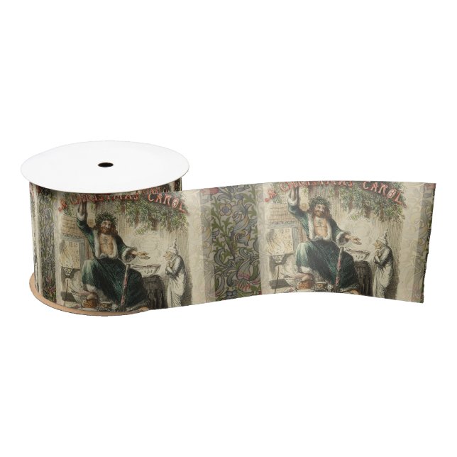 Geist von Weihnachten Gegenwart Scrooge Satinband (Spule)