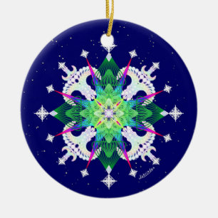 Geist von Weihnachten Keramikornament