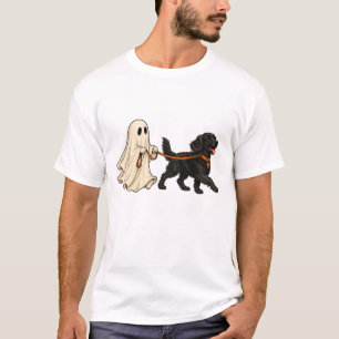 Geist wanderndes schwarzes Labrador Halloween T-Sh T-Shirt