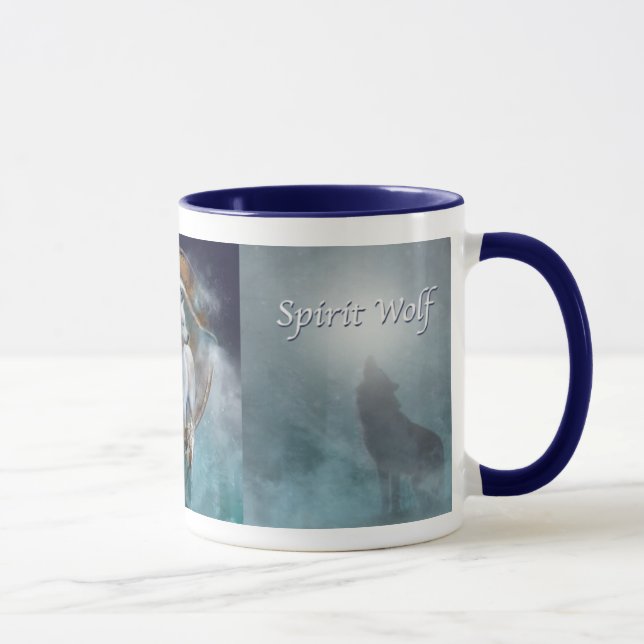 Geist-Wolf-Tasse Tasse (Rechts)