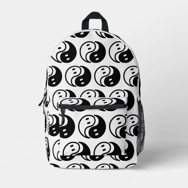 Geist Yin Yang Bedruckter Rucksack (Vorderseite)