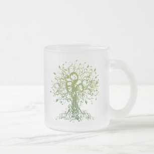 Geist-Yoga-Geschenk Mattglastasse