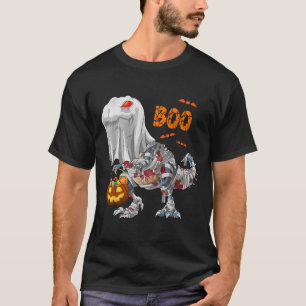 Geist Zombie Mumie Dinosaurier Lustig Boo Hallowee T-Shirt