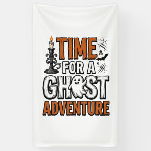 Geister-Abenteuer-Halloween-Vintage-Typografie-Des Banner