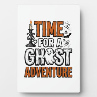 Geister-Abenteuer-Halloween-Vintage-Typografie-Des Fotoplatte