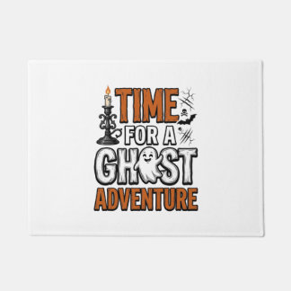 Geister-Abenteuer-Halloween-Vintage-Typografie-Des Fußmatte