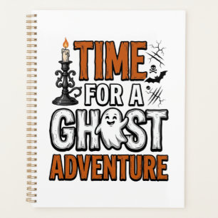 Geister-Abenteuer-Halloween-Vintage-Typografie-Des Planer