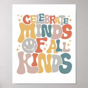 Geister aller Art Psychische Gesundheit Autismus-B Poster