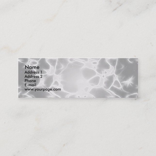 Geister aus der Vergangenheit! Mini Visitenkarte (Vorderseite)