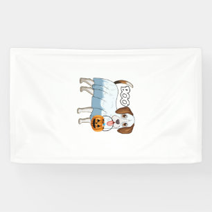 Geister-Beagle-Halloween-Hund Banner