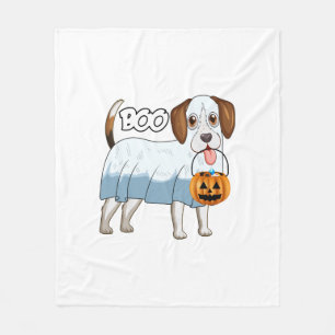 Geister-Beagle-Halloween-Hund Fleecedecke