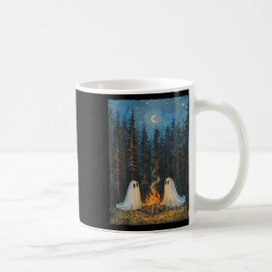 Geister-Campingfeuer-Campingliebhaber-Forst-Gotisc Kaffeetasse