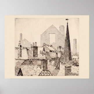 Geister Cornwall Druck, Eleanor M Hughes Nachdruck Poster