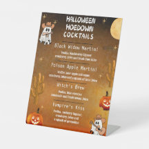 Geister-Cowboy-Halloween-Hoedown-Cocktail-Menü-Sch