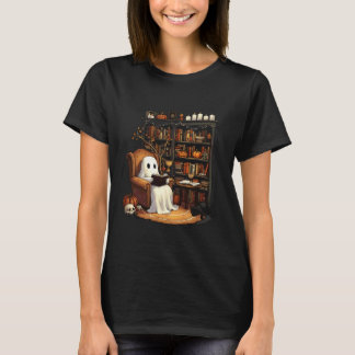 Geister Cozy Lesebibliothek Kürbisse und schwarze  T-Shirt