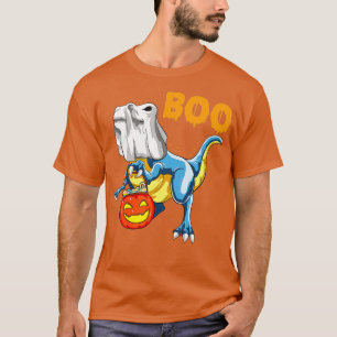 Geister Dinosaurier T rex Lustiger Boo Halloween G T-Shirt