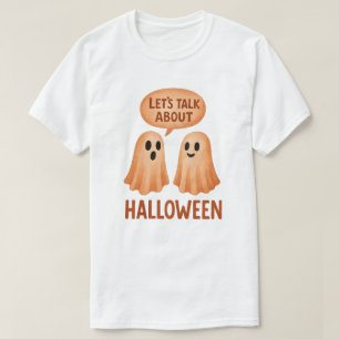 Geister diskutieren Halloween T-Shirt