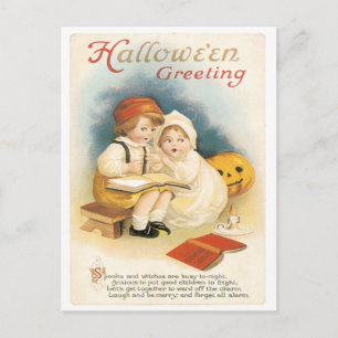 Geister Geschichten Vintage Postkarte