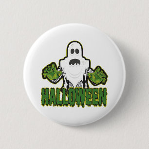 Geister Halloween Button