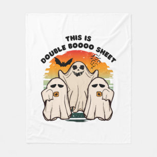 Geister Halloween Kostüm Lustiger Boo Fleecedecke