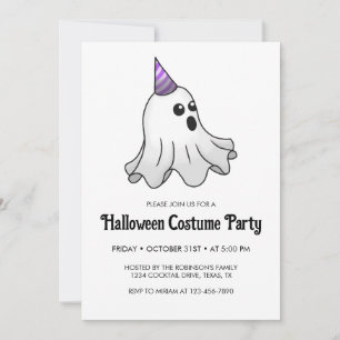 Geister Halloween Kostüm Party Einladung