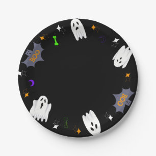 Geister Halloween Pappteller
