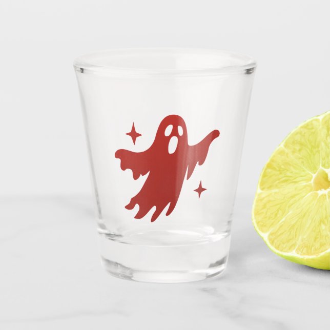 Geister Halloween Schnapsglas (Vorderseite)