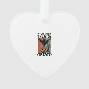 Geister Halloween-Shirt mit gruseligen Pun und Kür Ornament