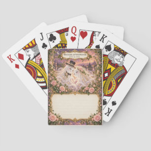 Geister-Hochzeitsgästebuch-Unterschriften-Deck Spielkarten