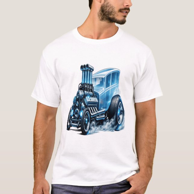 Geister-Hot Rod T-Shirt (Vorderseite)