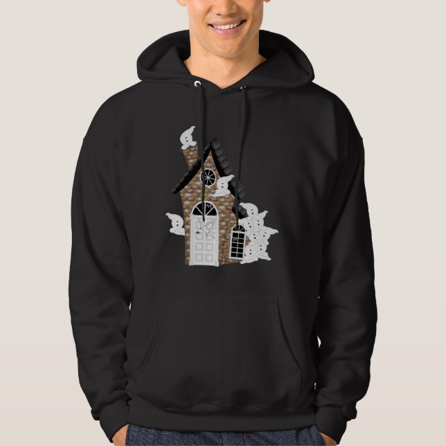 Geister im Spuk Haus Hoodie (Vorderseite)