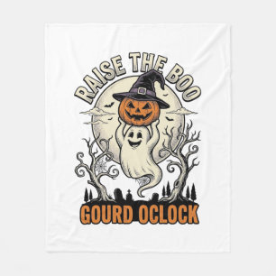 Geister-Kürbis-Shirt Vintage-Halloween-Gravur Te Fleecedecke