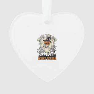 Geister-Kürbis-Shirt Vintage-Halloween-Gravur Te Ornament