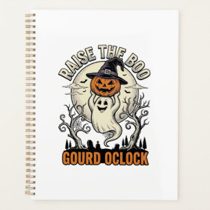 Geister-Kürbis-Shirt Vintage-Halloween-Gravur Te Planer