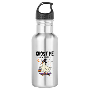 Geister mich Ich bin beschäftigt Halloween Gans Sk Edelstahlflasche