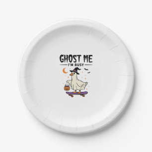 Geister mich Ich bin beschäftigt Halloween Gans Sk Pappteller