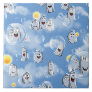 Geister-Muster Fliese