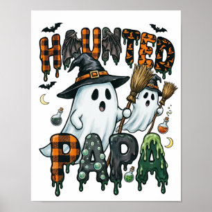 Geister-Papa Halloween-Geist-Design Poster
