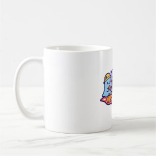 Geister-Picknickdecke Süße Halloween-Kunst Kaffeetasse