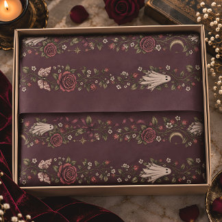 Geister-Rosen-Band-Streifen Vintage-Halloween Seidenpapier