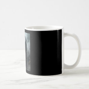 Geister rotes Herz Hand gruseliges Gesicht Horrorp Kaffeetasse