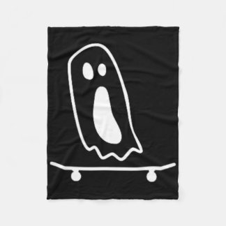 Geister Skateboard Faules Halloween Kostüm Lustige Fleecedecke