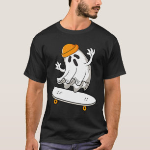 Geister-Skateboarding-Halloween-Skateboard-Shirt M T-Shirt